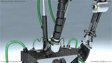 3D Studio Max  Animation Robot