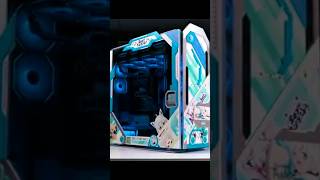 BLUE AND WHITE GAMING PC BUILD #pcbuild #dragonball #amd #gaming #computerbuild #amdgaming #fantast