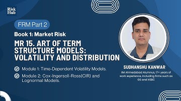 FRM Part 2: MR 15. Art of Term Structure Models: Volatility and Distribution