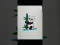 #panda drawing | cute dancing panda#art #ytshorts #drawing #easydrawing #shortsfeed #easy #painting
