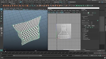 UV Projecting in Maya - Planar projection