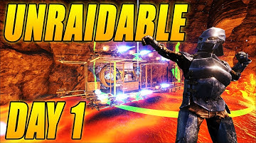 How A SOLO With 5,000 HOURS Claims An "UNRAIDABLE" Base Location DAY 1 - Ark