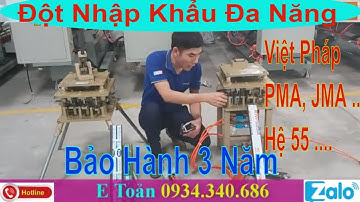 Máy đột dập nhôm hệ bằng hơi - đột dập đa năng nhập khẩu faster - 0934340686