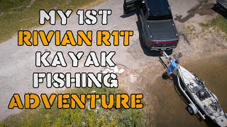 My First Rivian R1T Kayak Fishing Adventure