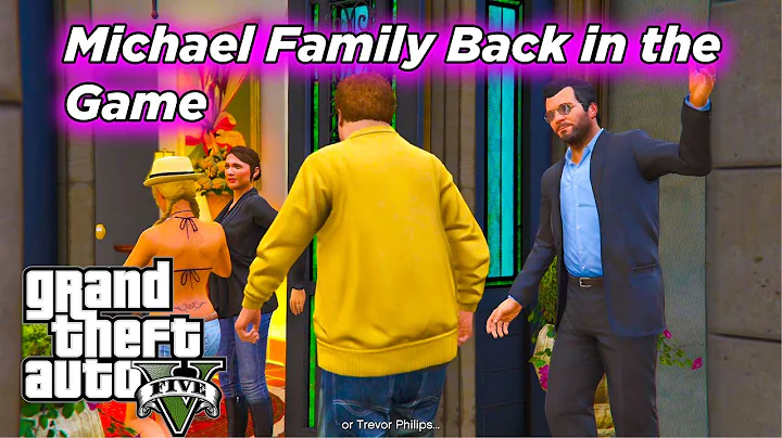 Finally Michael Family Return To His Home in GTA 5