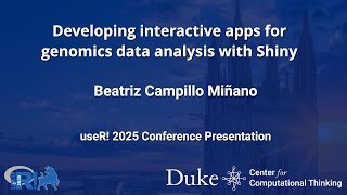 Developing interactive apps for genomics data analysis with Shiny - Beatriz Campillo Minano