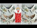 Cutting and stitching of Coller neck design for baby frocks Cutting and stitching of Coller neck design for baby frocks