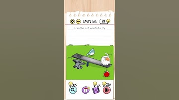 Brain Test Level 103 Answer - Tom the cat wants to fly