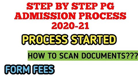 How to Fill PG Admission Form | Post Graduation Form Filling Process 2020-21 | Nagpur University |
