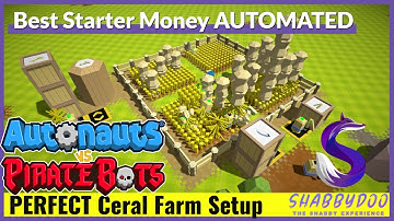 Dense Cereal Farm | Max Out Gold Fast | Autonauts vs Piratebots Episode 3