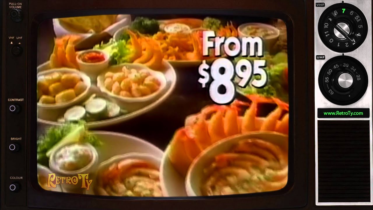 1988 Red Lobster Party Platters To Go YouTube