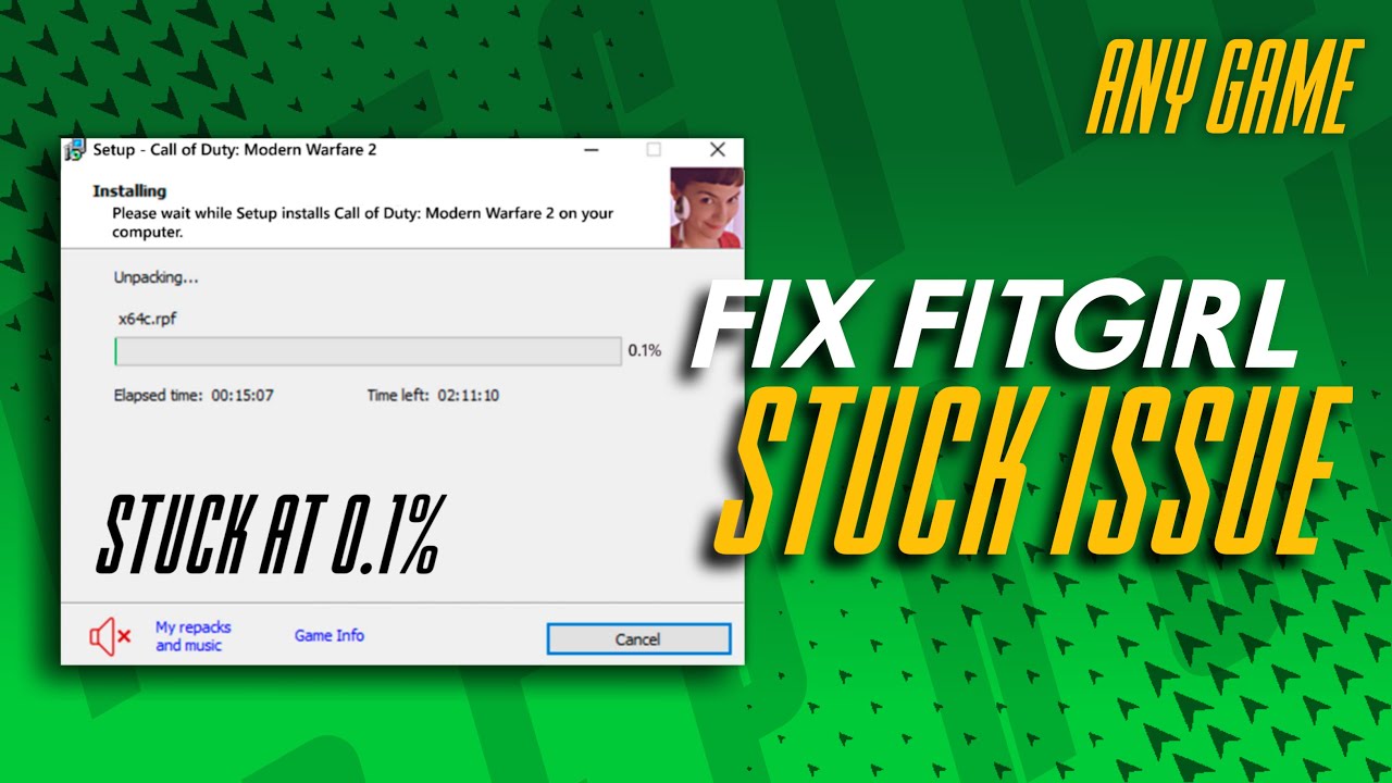 How to Fix FitGirl Setup Stuck at 01  GTA 5NFS PaybackGTA 4CODAny Game  2023  Techy Nafiz