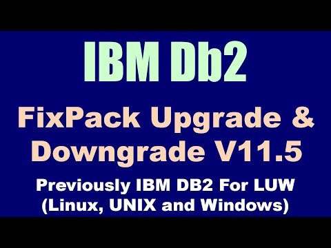 DB2 FixPack Upgrade & Downgrade V11.5 on RHEL8.5