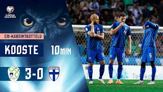 Huuhkajat Highlights (10 min.) | Slovenia-Suomi 3-0 | UEFA EURO 2024 -karsinnat | 14.10.2023