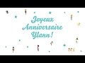  joyeux anniversaire ylann 