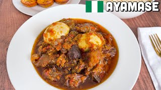 AYAMASE STEW || HOW TO COOK AYAMASE STEW || OFADA STEW || BEE'SKITCHEN