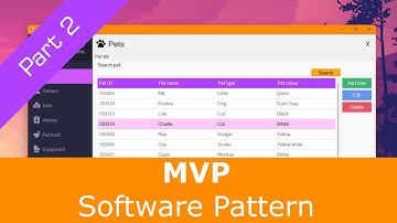 CRUD with MVP pattern, C#, WinForms and SQL Server - Part 2/3