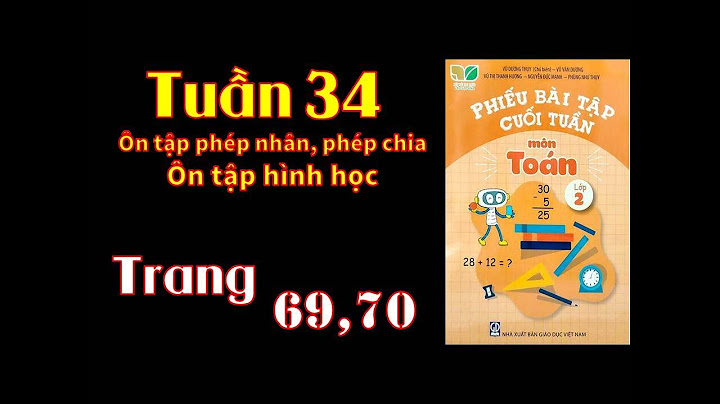 Bài tập rèn luyện cuối tuần môn toán lớp 2