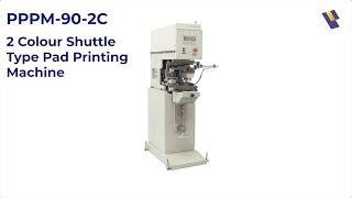 2- Colour Shuttle Type Pad printing machine for toys by Plastech Inc