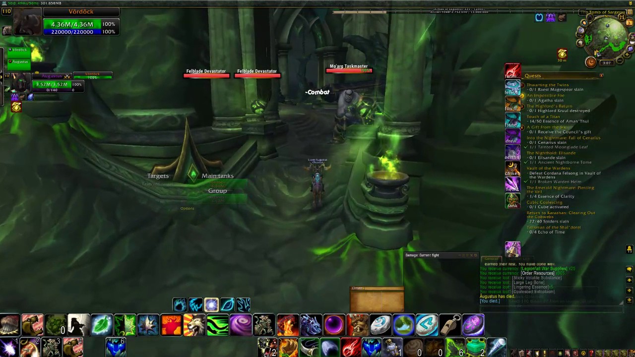 legion fall farm route