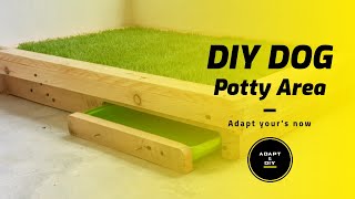 DIY Dog potty Area