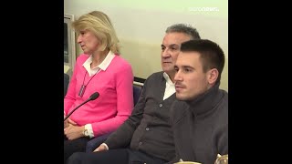 Kényes kérdés kaptak Djokovic családtagjai, rögtön berekesztették a sajtótájékoztatót