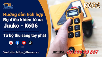 Hướng dẫn tích hợp từ bộ thu sang tay phát của bộ điều khiển juuko - k606
