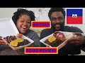 Haitian Food Review and Eating Show| Taso Kabrit | Pwason