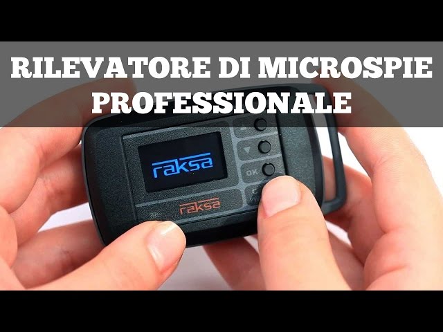 Rilevatore microspie RAKSA auto e gps