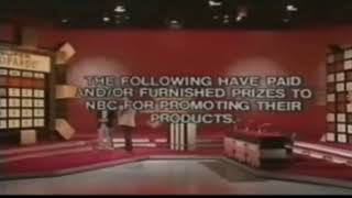 Jeopardy! (10/3/78) Credit Roll