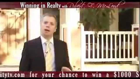 Benefits of using a Realtor by Robert McLeod