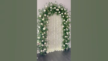 DIY - how to create backdrops on Walls #backdropdecor #wedding #flower #diy