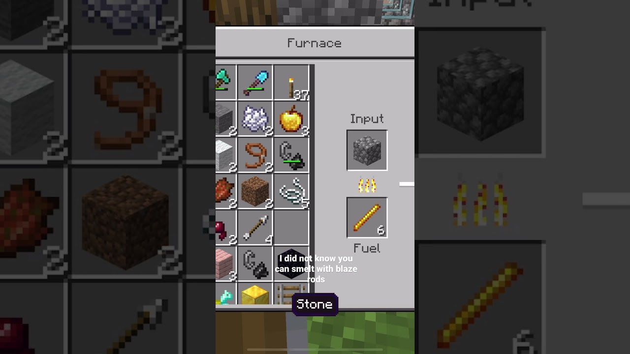 Did Anyone Know You Can Smelt Things With Blaze Rods? 