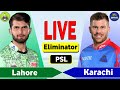 PSL Live: Lahore Qalandars vs Karachi Kings, 1st Eliminator | LQ vs KK Live | Scores &amp; Commentary