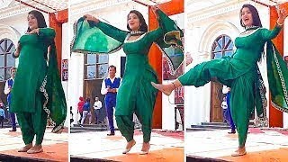 Mandy Grewal Hot Dance In Green Tight Suit