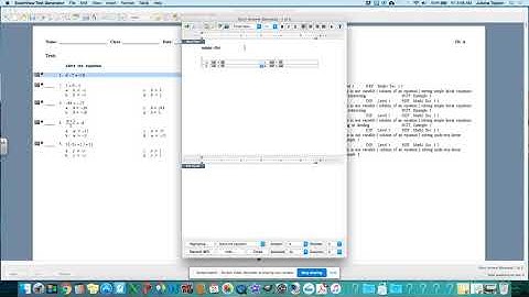 Tutorial: How to make ExamView worksheet