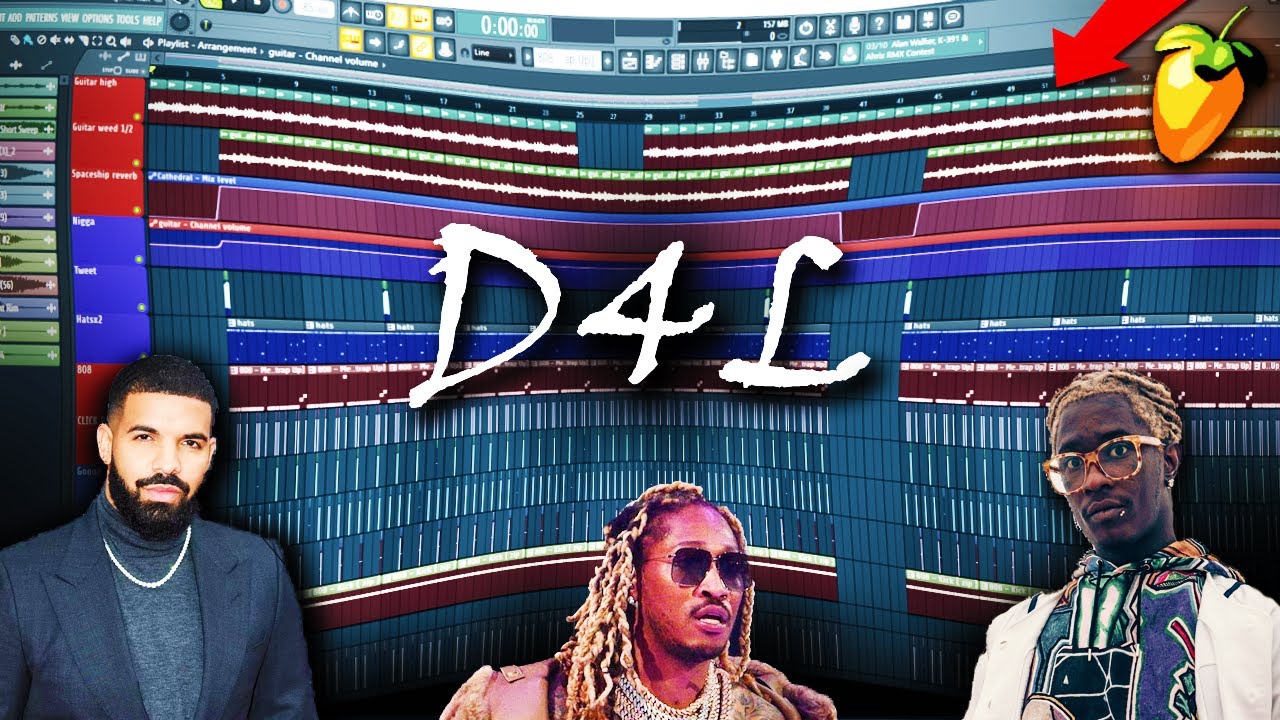 Drake, Future, Young Thug - D4L FL Studio REMAKE INSTRUMENTAL + FLP