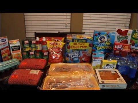 Walmart Grocery Shopping 10/21/16 | I bought food :)