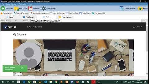 using phprad helpers