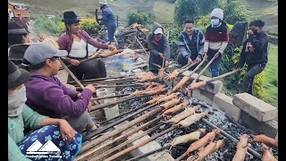 Preparan 600 Cuyes y 170 gallinas ll Costumbres en Cotopaxi Mediano para la novia - 2022