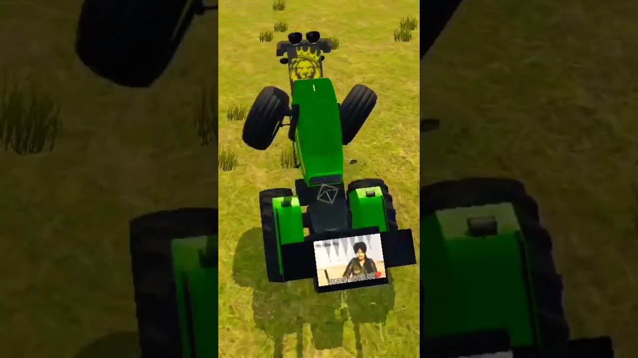 open line Nishu Jatt tractor and game name Indian vehicle simulator 3D