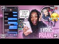 I want you .. LYRIC PRANK ON DANNY || UNEXPECTED REACTION || best of me by TSOUL😳