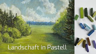 Landschaft mit Pastellkreide malen - Schritt für Schritt (Anfänger) screenshot 3