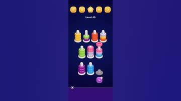 45 Level Nut sort🔩🗜️#walkthrough #gameplay #shorts #all #playing#android #plaing playing Gamer