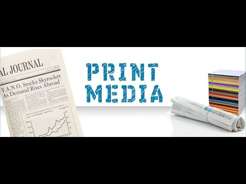 Reporting Editing for Print Media (1st half) for MAMC-2 with Ma'am - YouTube