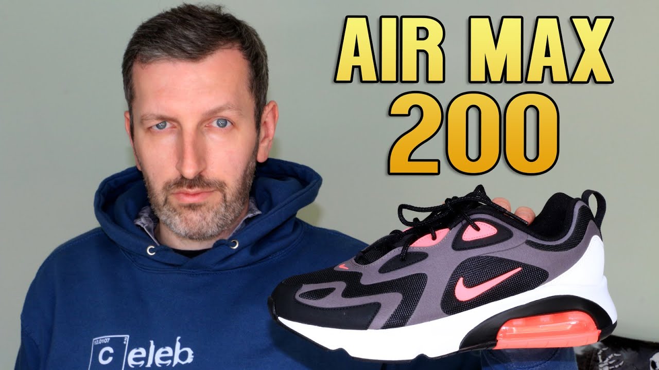 How thick are Nike Air Max 200? - YouTube