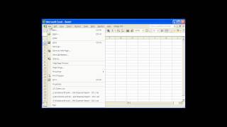 Microsoft Excel 2003 - An Introduction to the Menu Options