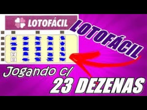 LOTOFACIL 23 DEZENAS EM 40 JOGOS