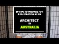 10 Tips to Prepare for Registration as an Australian Architect