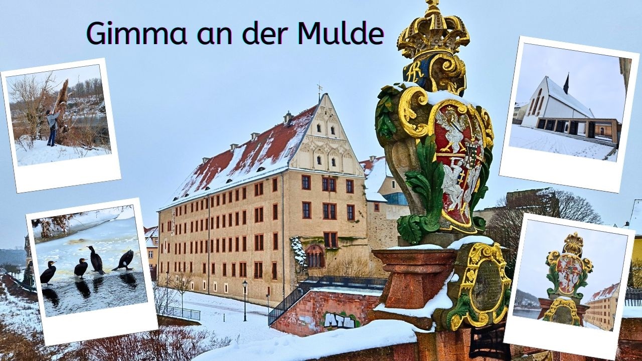 Grimma /Von der Pöppelmannbrücke zur Hängebrücke an der Gattersburg